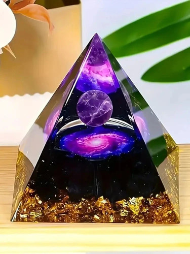 Orgonite pyramid amethyst - orgonite,