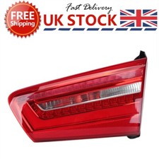 Right Rear Inner LED Tail Light Stop Brake Lamp For Audi A6 C7 Saloon 2010- 2015