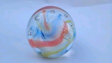 Signed Caithness Juggler Glass Paperweight Limited edition 598/750 Scotland