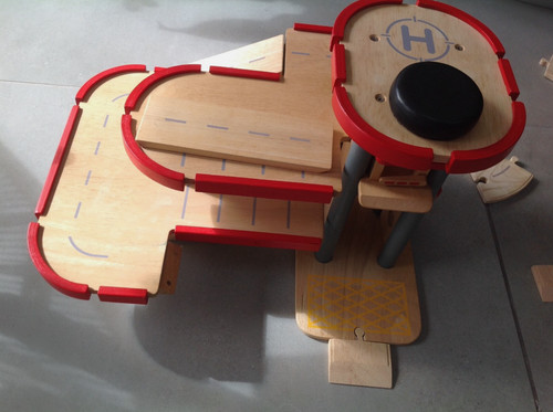 Plan toys wooden car garage - toys,