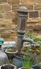 A Particularly Decorative Antique Cast Iron Water Pump