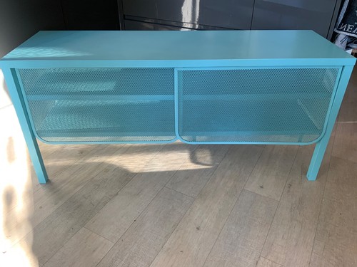 Ikea blue metal sideboard - blue,