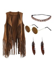 Hippie Costumes Clothes Tassel