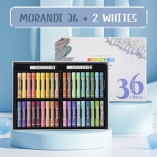 Oil Pastels Sticks Set 24/36/48 Colours Rich Pigments Soft Blendable washable