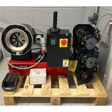 155 Ton EU32MIC Single Phase Hydraulic Hose Crimper Fully Serviced 6 Die Set Inc
