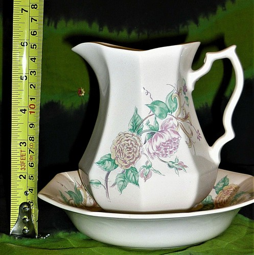 Small wash jug bowl - &, royal