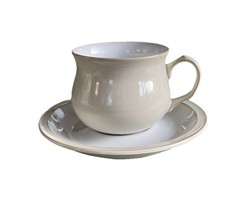 Denby Linen  Tea Cup & Saucer