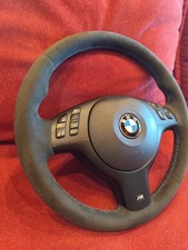 Bmw E46 E39 E53 M3 M5 ~ Alcantara M Sport Steering Reconditioned Complete