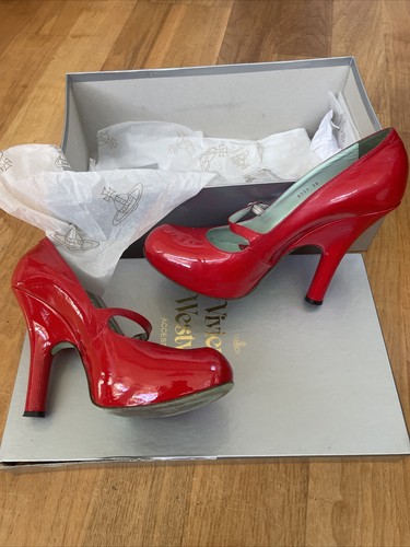 Rare red patent - red, vivienne
