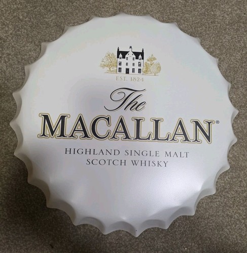 Rare macallan whisky metal - whisky,