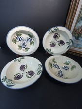 Set Of 4 Hand Painted Design