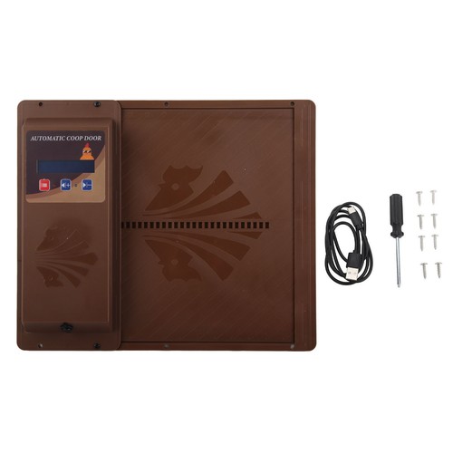 Automatic chicken coop - (brown),
