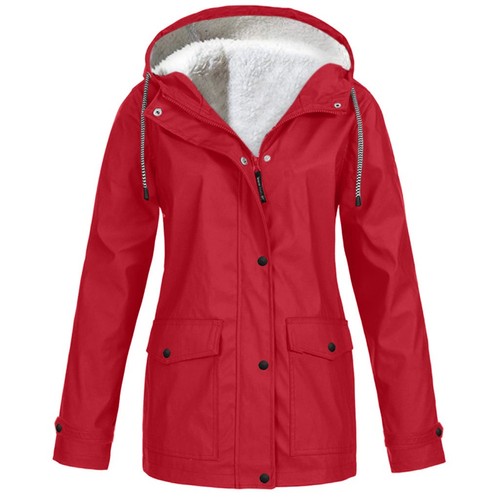 Womens fleece hooded parka - womens,