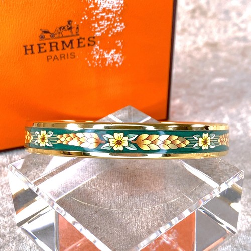 Vintage hermes enamel - enamel, bangle
