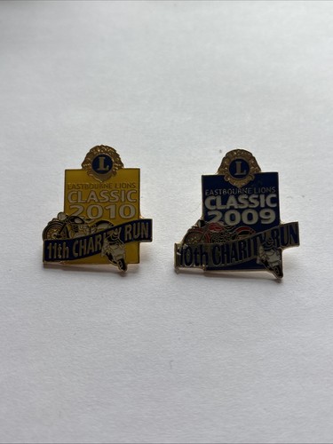 Two lions club - metal, badges