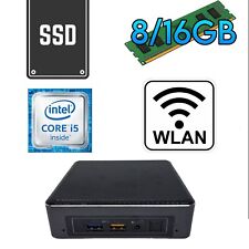 Intel NUC 7i5BNK i5 7260U 8/16/32GB RAM 256GB NVME SSD Wifi Mini PC USFF WiFi