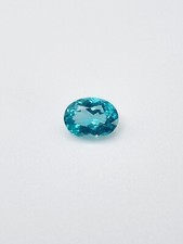 Natural Apatite 1 ct , greenish blue paraiba colour, 7.5x5.6mm