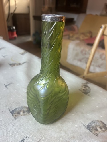 Art nouveau iridescent glass - art,