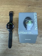 Garmin Approach S70 47mm Golf GPS Watch - Black (010-02746-12) Pre-owned