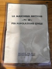 Italian Ww2 MASK Instruction