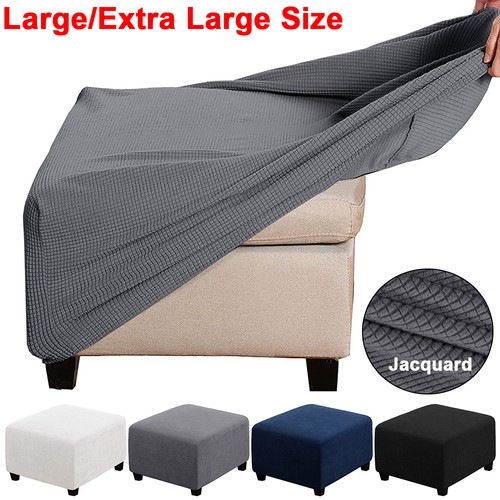 Square footstool cover - footstool,