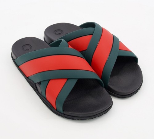 Men gucci cross sandals - gucci,