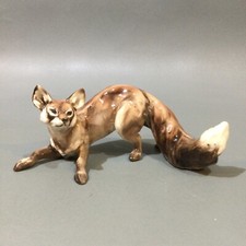 Vintage Porcelain Fox Tay