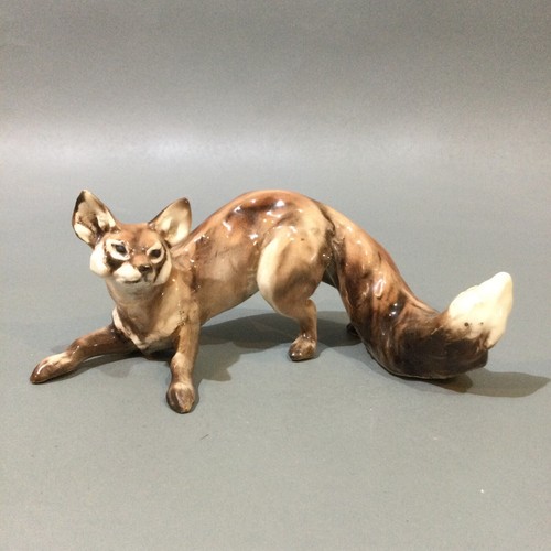 Vintage porcelain fox tay - fox,
