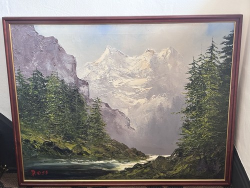 Bob ross oil - bob, painting