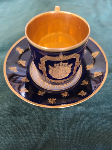 Sevres gilded coffee cup and - gilded,