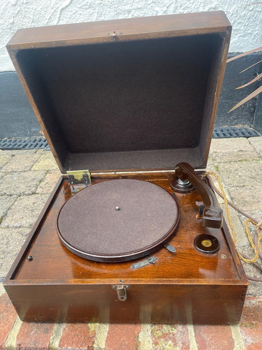 Hmv manual 78rpm record - 78rpm, player