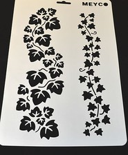Wall Stencil Reusable Stencil Vines Flower Leaves Plants    No 8
