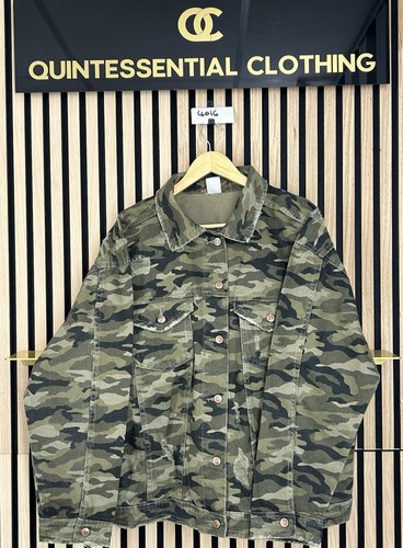 Green army camouflage - army, denim
