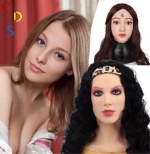 Silicone Female Realistic Head