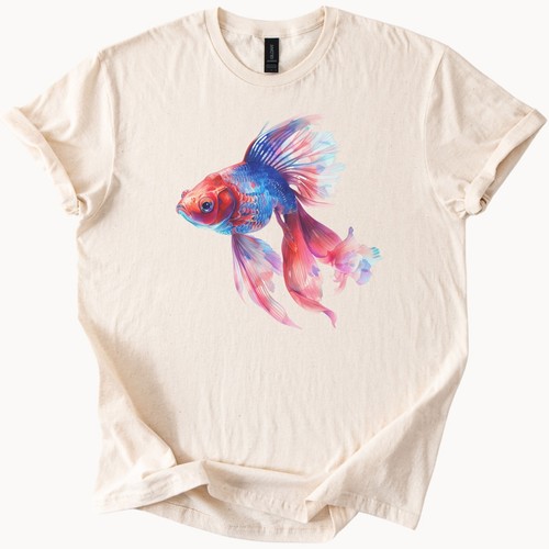 Fancy goldfish graphic shirt - graphic, t-shirt