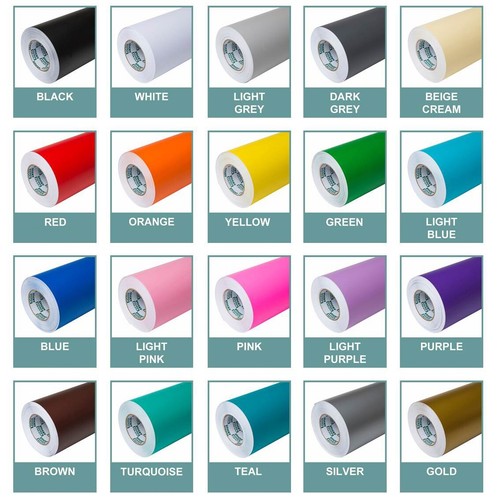 Matt vinyl sticky back - matt,