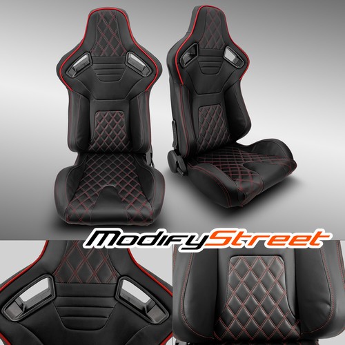 Black pvc leather red - x,