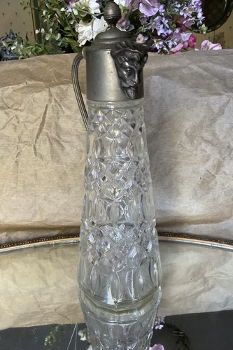 Vintage cut glass claret - vintage,