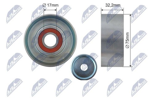 Nty idler pulley ribbed - nty,