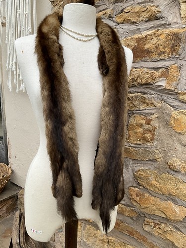 Vintage triple mink stole - triple,