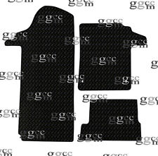 FITS VITO BLACK CAB CUSTOMISED MATS 2015-&-UP FRONT & BOOT TAILORED IN RUBBER