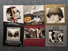 6 UNUSED VINTAGE U2 RECORD