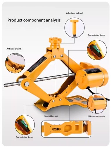 Ton electric jack - electric, scissor