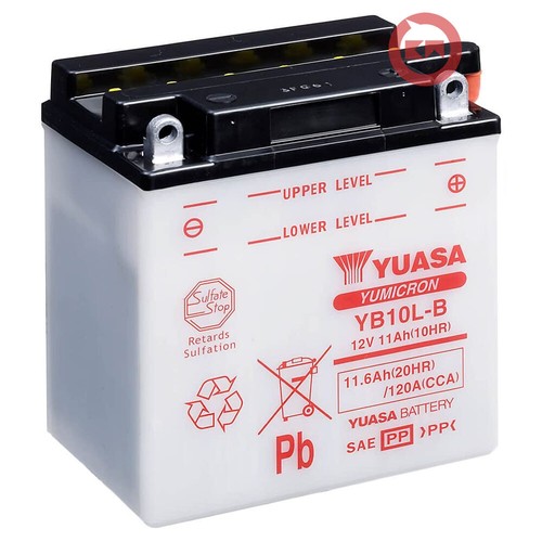 Battery 12v 11ah yuasa yb10l - 12v,