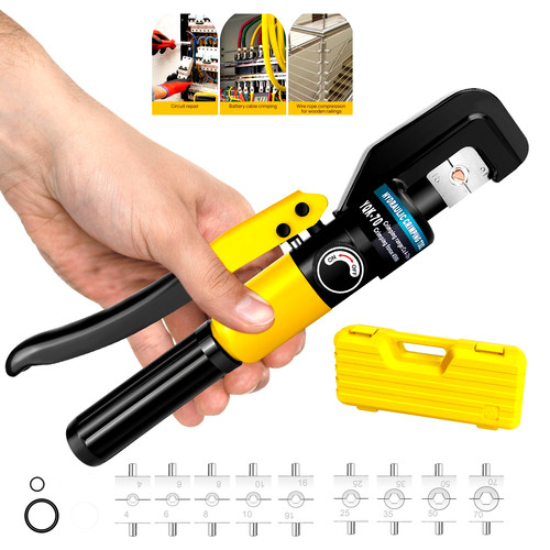 Hydraulic crimper wire battery - crimper,