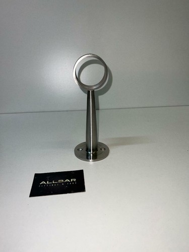 Foot rail bracket brass - foot,