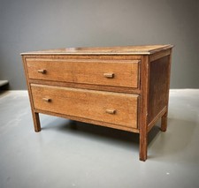 Antique Oak Low chest of