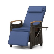 Patio Rattan Lounge Chair