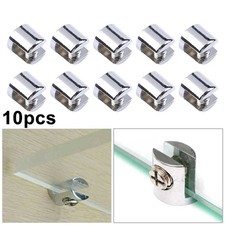 Glass shelf support clamp - glass,