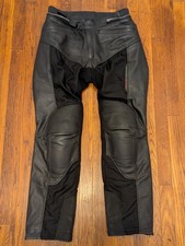 Rev'it! Leather Motorcycle Pants w Waterproof Liner CE Armored - Euro 50